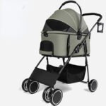 Large Detachable Cat Stroller with Cup Holder